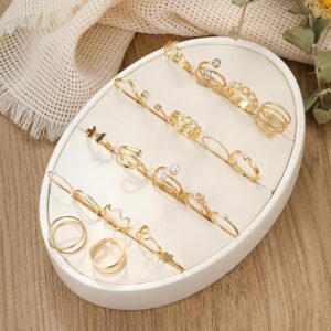 Latest Stylish Gold Plated Rings set for Women
